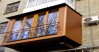 Внешняя отделка балкона Печора цена от 1020 руб. м/2.
